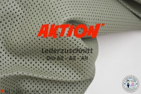Lochleder RAUTE Army Lederzuschnitt